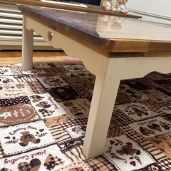 カントリー　ローテーブル　ハート　こたつの画像