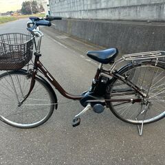 パナソニック ビビ・YX 26型 チェスナットブラウン 電動自転車　1914の画像