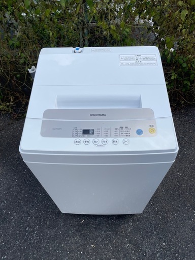 北九州市内配送無料　保証付き 全自動洗濯機 2020年製 IAW-T502EN 小型洗濯機 5.0kg