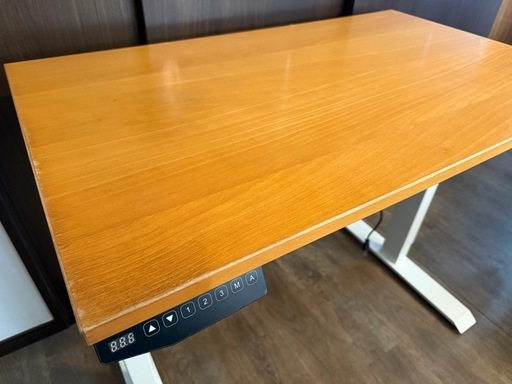 サンワダイレクト 昇降デスク 電動 スタンディングデスク PC x 無印の天板 サンワダイレクト 昇降デスク 電動 スタンディングデスク PC x 無印の天板