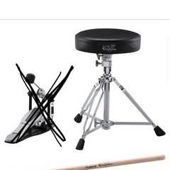 【手渡し限定】Roland ドラムスティック＆ドラムスローン(ジャンク)の画像