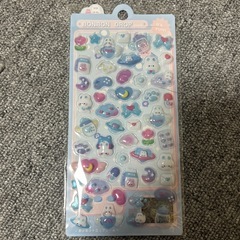 ぷくぷくシール8枚　デコ　ぷっくり　平成3Dシール立体シール ボンボンの画像