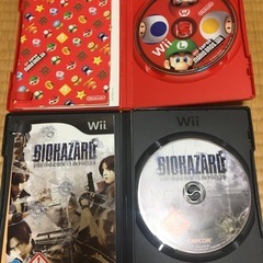【最短取引可能な方】Wii ニュースーパーマリオブラザーズ　バイオハザード　ソフトセットの画像