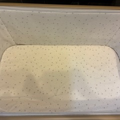 HZDMJベビーベッド(ベージュ)の画像