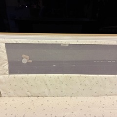 HZDMJベビーベッド(ベージュ)の画像