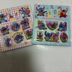 クロミ💜マイメロ🩷スティッチなどのキラキラ✨入りウォーターシール『新作』の画像