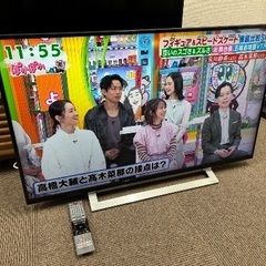 東芝☆レグザ☆43インチ☆美品☆取説付☆お買得テレビ☆の画像