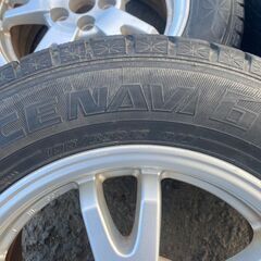 ⑤ プリウス 純正 スタッドレス 195/65R15 東北6県無料配送対応‼️爆安‼️最終値下げ‼️バリ溝❗ 国産グッドイヤー ❗ アルミ付き 国産 タイヤ !!　スタットレス　スタッドレス　雪 冬 ゆき PCD100 pcd100の画像