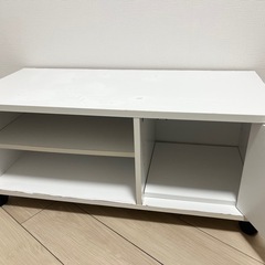 【0円】キャスター付きテレビ台／収納棚の画像