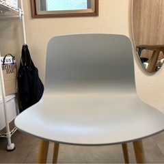 HAYダイニングチェア グレーの画像