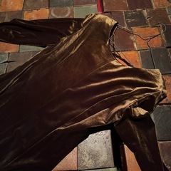 Genteel MALMAISON ワンピース ベロア パーティドレス　女性Mサイズ　美品の画像