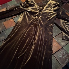 Genteel MALMAISON ワンピース ベロア パーティドレス　女性Mサイズ　美品の画像