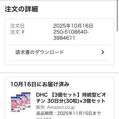 DHC 持続型ビオチン 30日分 3個セットの画像