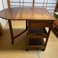 キッチンワゴン（折りたたみ式）の画像