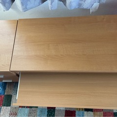ほぼ新品　ローデスク&引き出しの画像