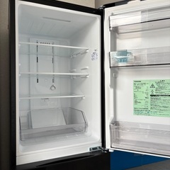 使用激短！超美品！！2024年製☆153L☆国産メーカー☆ブラック色☆お買得冷蔵庫☆の画像