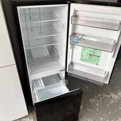 使用激短！超美品！！2024年製☆153L☆国産メーカー☆ブラック色☆お買得冷蔵庫☆の画像