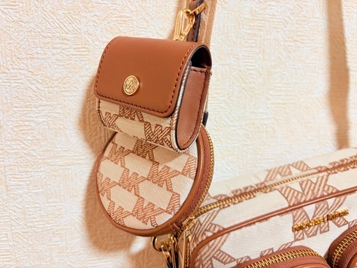 【未使用・極美品】Michael Kors ショルダーバッグ ベージュ/ブラウン