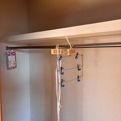 押入れ　ハンガーパイプ　４本の画像