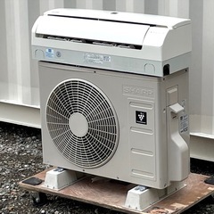 格安！◇シャープ エアコン 14畳用 2018年製 プラズマクラスター 内部洗浄 AY-H40S 取付け可！高圧洗浄済み ! !　ルーバー難ありの画像
