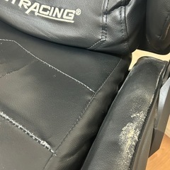 🎮【無料・中古品】GTRACING ゲーミングチェア（ボロボロ・部品取りなどに）の画像