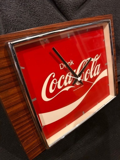 コカコーラ アンティーク アメリカン 時計 壁掛け