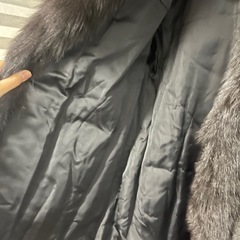 サガフォックス　ブラックファーコート 毛皮 コート ROYAL Belle Vison 9号の画像