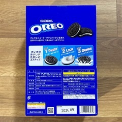 ナビスコ オレオ OREO バニラクリーム 3枚×8袋 6パック入り 144枚 1箱 ②の画像