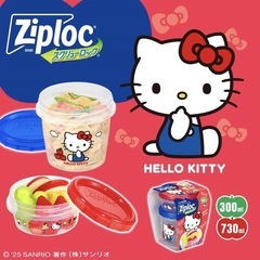 【新品未使用】サンリオ ハローキティ ジップロックコンテナの画像