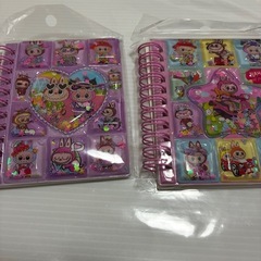 ラブブのメモ帳シール2シート入りの画像