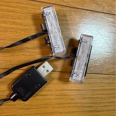 美品　セイワ SEIWA フロアライト USB 2連 ブルー ホワイトの画像