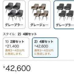 ダイニングチェアの画像