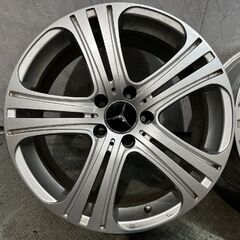 EURO FORSH ユーロフォルシュ 社外ホイール 18インチ 4本 8J5HPCD112+38 ベンツ純正キャップ ベンツ/Sクラス/GLC等　(MHA730)クレジットカード QRコード決済可能の画像