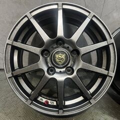 STRANGER ストレンジャー 社外ホイール 15インチ 4本 6J5HPCD114.3+50 フリード ヴォクシー ノア エスクァイア ステップワゴン等　(MHA731)クレジットカード QRコード決済可能の画像