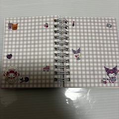 マイメロメモ帳シール2シート付きの画像