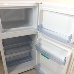 【最新価格】ハイアール冷蔵庫JR-N100C ブラック　取りに来てくれる方のみの画像