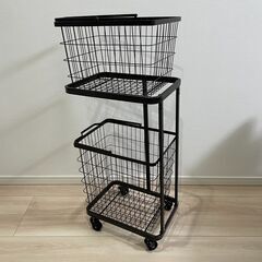 【美品】大容量収納ランドリーラックの画像