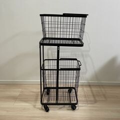 【美品】大容量収納ランドリーラックの画像
