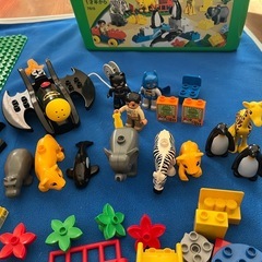 デュプロどうぶつえん＋バットマン生産終了＋アンパンマン消防車・ブルドーザー・SLの画像