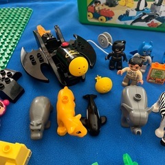 デュプロどうぶつえん＋バットマン生産終了＋アンパンマン消防車・ブルドーザー・SLの画像