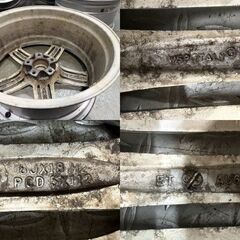 WSP Italy 社外ホイール 18インチ 4本 8J5HPCD112+32 球面ナット audi純正キャップ audi/A5/A5スポーツバック等　(MHZ862)クレジットカード QRコード決済可能の画像