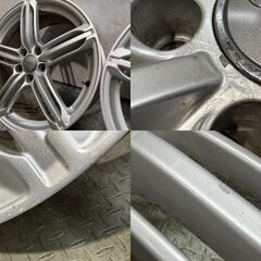 WSP Italy 社外ホイール 18インチ 4本 8J5HPCD112+32 球面ナット audi純正キャップ audi/A5/A5スポーツバック等　(MHZ862)クレジットカード QRコード決済可能の画像