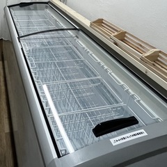 【2台】冷凍ショーケース　ラウンド扉　LED照明付　【JCMCS-405L】の画像