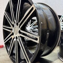 Deep Impact ディープ インパクト 社外ホイール 19インチ 4本 8J5HPCD114.3+38 ブラポリ アルファード ヴェルファイア ハリアー等 (MHZ863)クレジットカード QRコード決済可能の画像