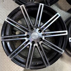 Deep Impact ディープ インパクト 社外ホイール 19インチ 4本 8J5HPCD114.3+38 ブラポリ アルファード ヴェルファイア ハリアー等 (MHZ863)クレジットカード QRコード決済可能の画像