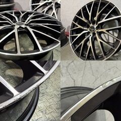 HOT STUFF Precious ホットスタッフ プレシャス 19インチ 4本 8J5HPCD114.3+42 ブラポリ アルファード ヴェルファイア ハリアー等 (MHZ864)クレジットカード QRコード決済可能の画像