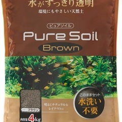 淡水魚ベタ水槽・ろ過する砂の画像