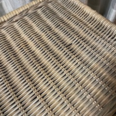 ☆☆　蓋付き　シャビーホワイト　バスケット　巾40ｘ奥行30ｘ高さ36ｃｍ　☆☆の画像