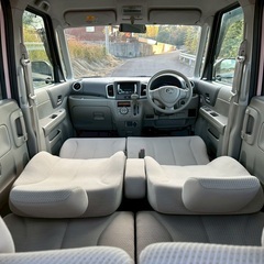 低走行9万キロ台☆25年式☆月々1万円〜分割払い可❗️ 車検2年付き！【名義変更代込み】大人気☆マツダ フレアワゴン☆燃費良好‼️Bluetoothナビ付き☆走行中DVD見れます☆両側スライドドア☆ドラレコ☆事故修復歴無し☆社外アルミホイール装着☆そのまま乗って帰れます‼️の画像