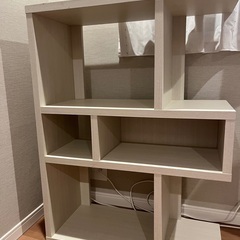 ニトリ　棚　シェルフ　ホワイトの画像